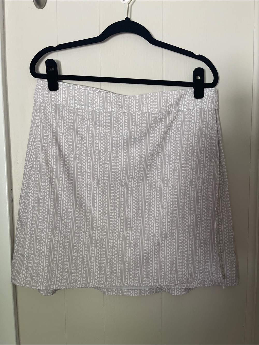 Ripskirt Women's Light Gray Patterned wrap A-Line Skirt